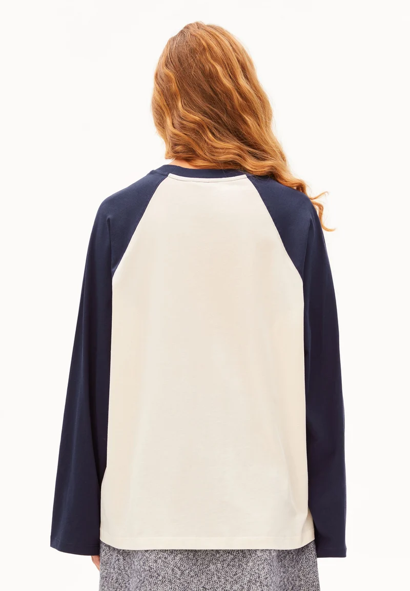 ICONIC Å RAGLAN-LANGARMSHIRT | undyed-tinted navy