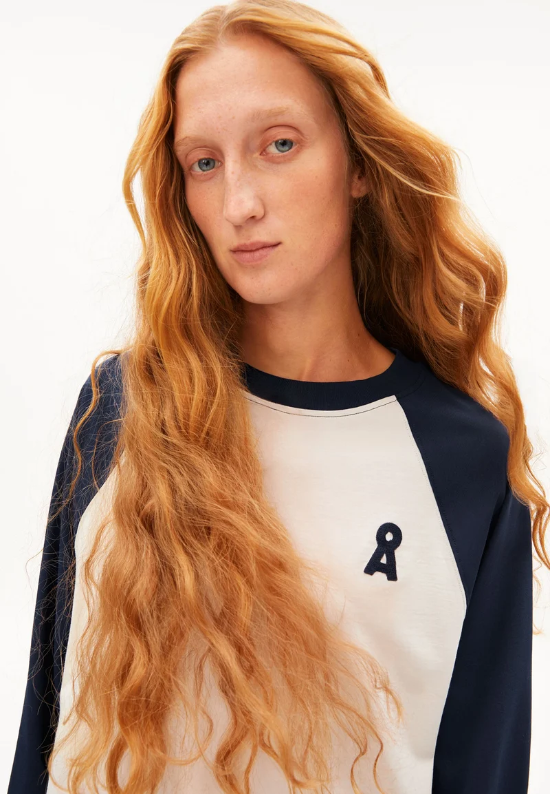 ICONIC Å RAGLAN-LANGARMSHIRT | undyed-tinted navy