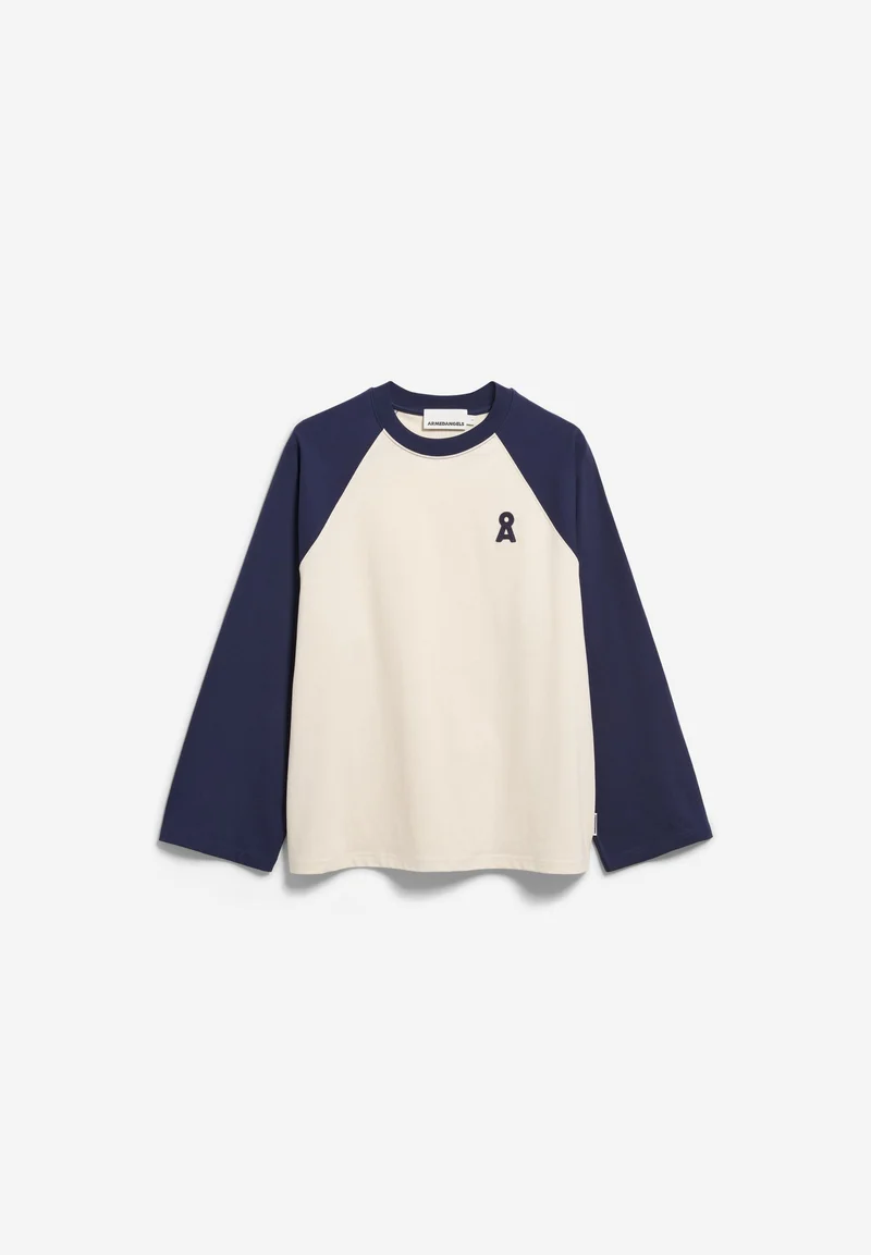 ICONIC Å RAGLAN-LANGARMSHIRT | undyed-tinted navy