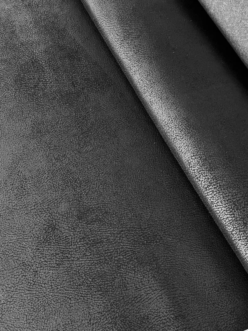 Recycling Leder - schwarz