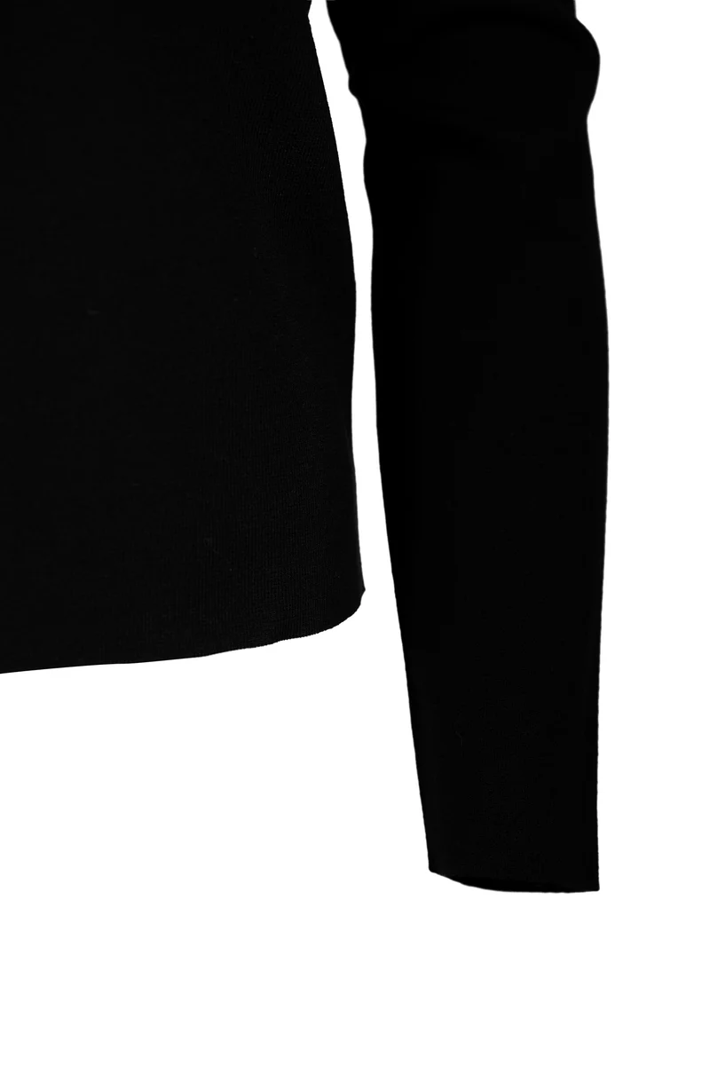 Pullover mit Turtleneck und Pailettenband | 100% Made in Germany