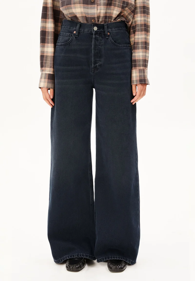 ATHENAAS HIGH WAIST WIDE JEANS | loire