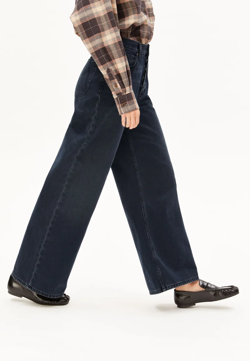 ATHENAAS HIGH WAIST WIDE JEANS | loire