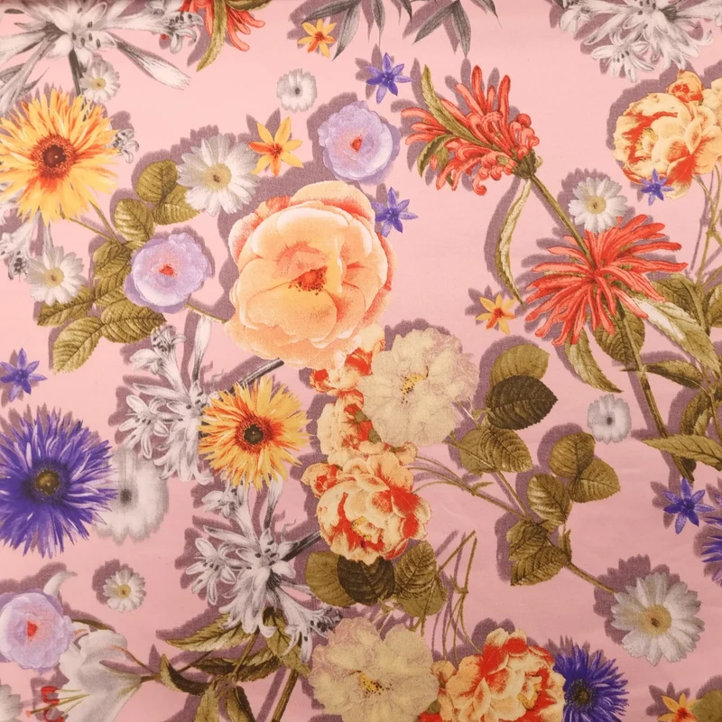 Baumwollköper mit Blumenmuster