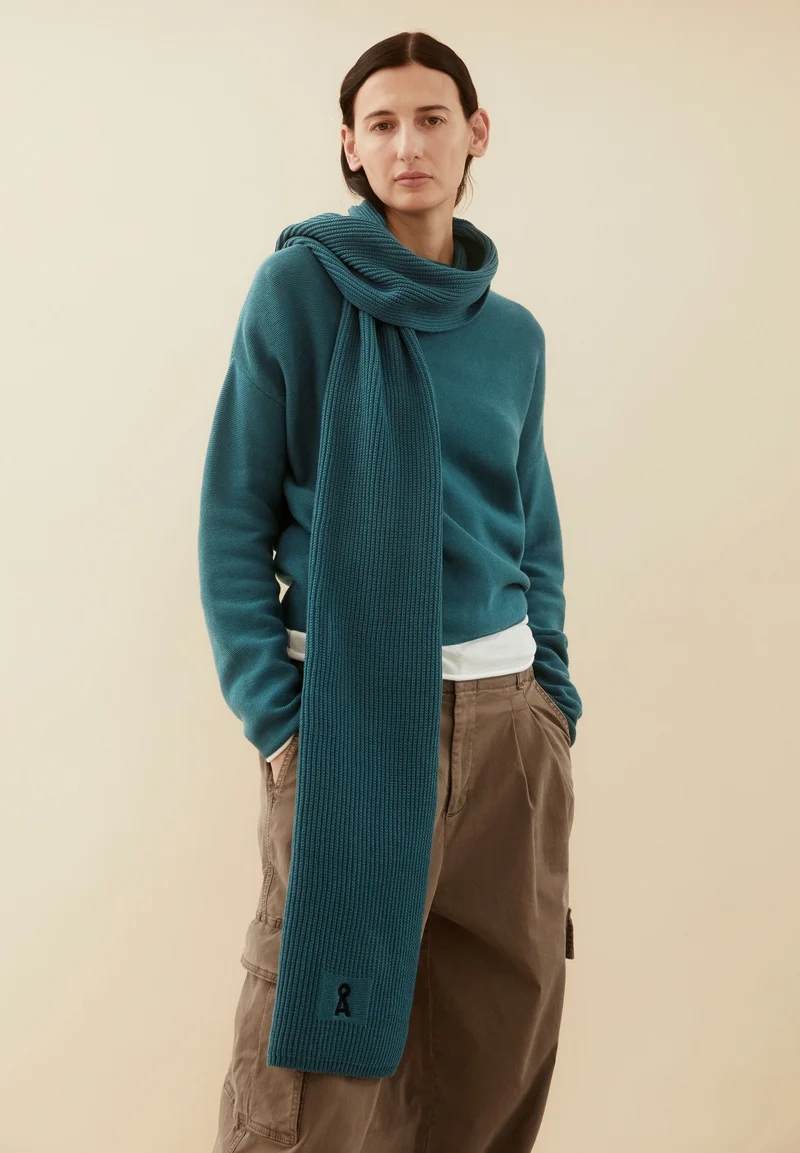 MERINAA LINKS-LINKS STRICKPULLOVER | petrol velvet