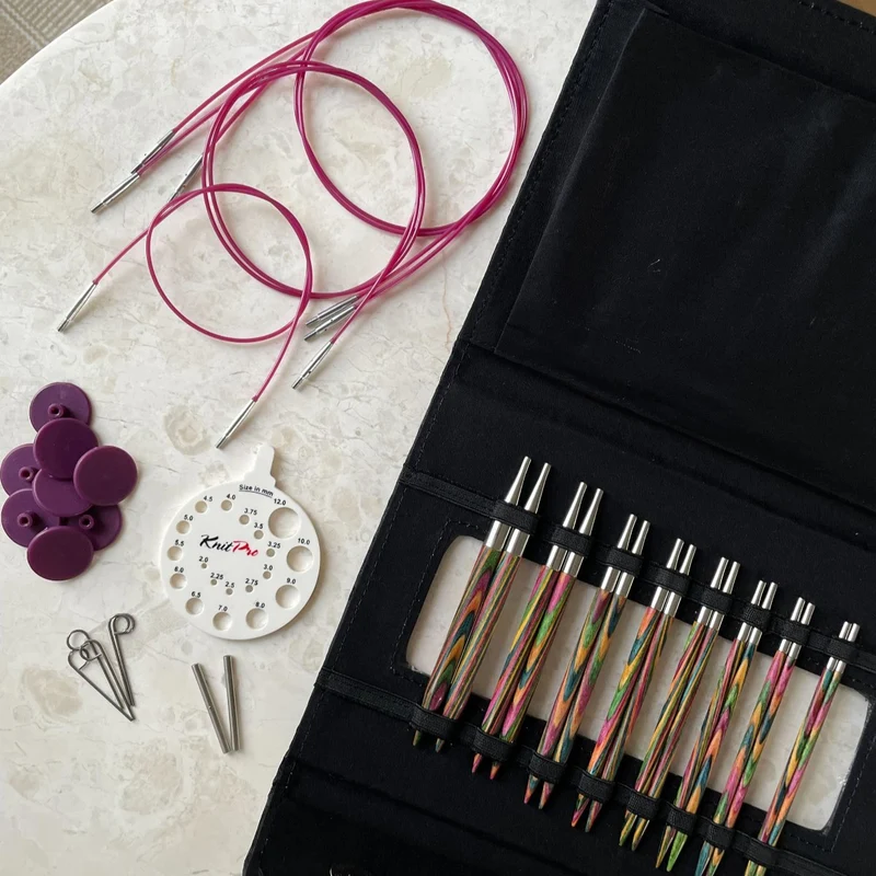 Symfonie Austauschbares Rundnadel-Set Deluxe 3,5–8,00 mm