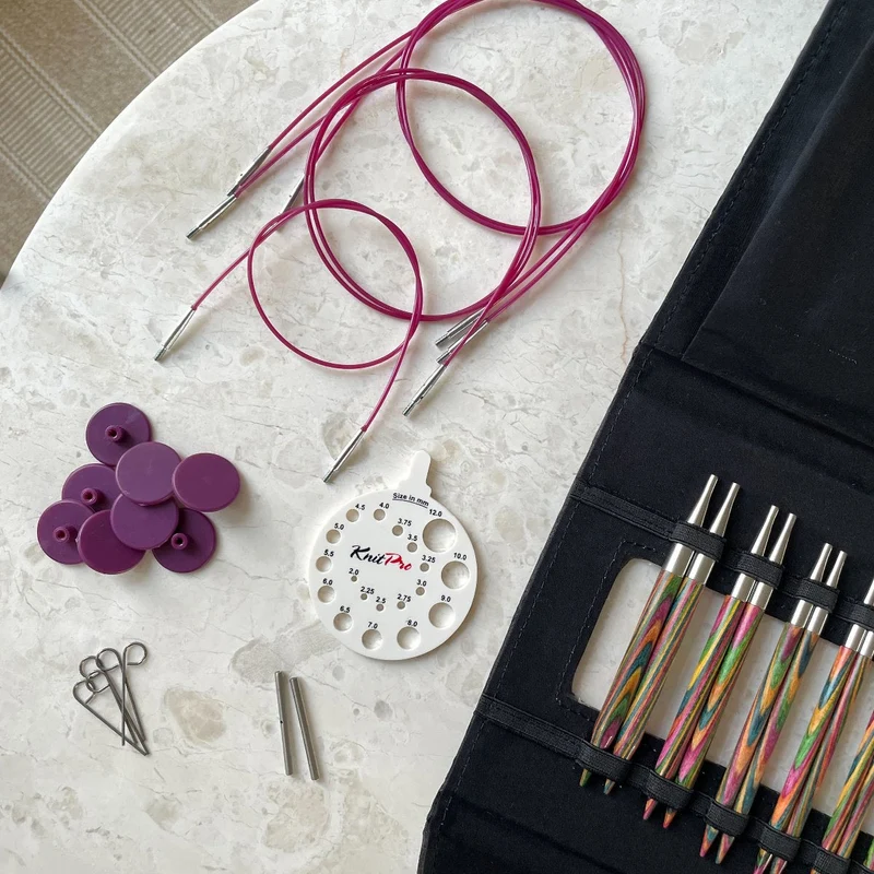 Symfonie Austauschbares Rundnadel-Set Deluxe 3,5–8,00 mm