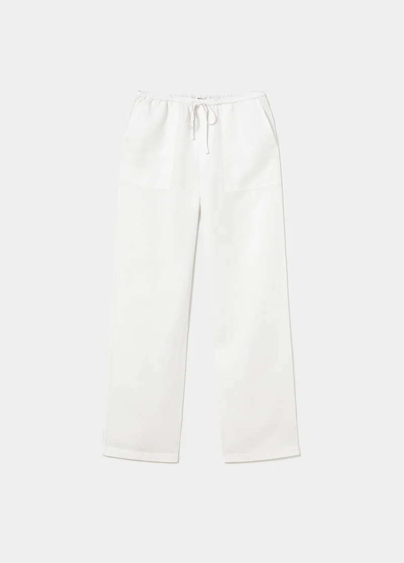 Flowy pants with pockets