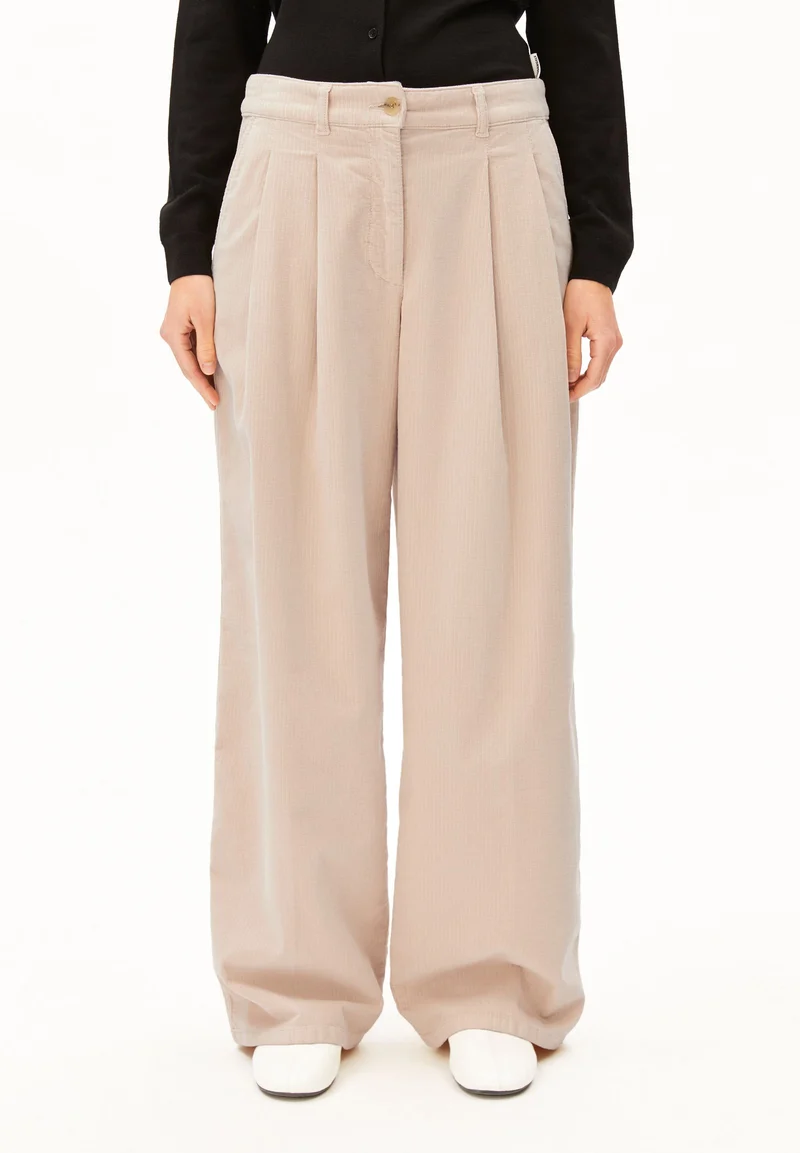 CORD WIDE LEG BUNDFALTENHOSE