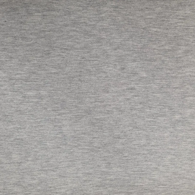T-Shirt Stoff grau meliert Baumwolle XXL