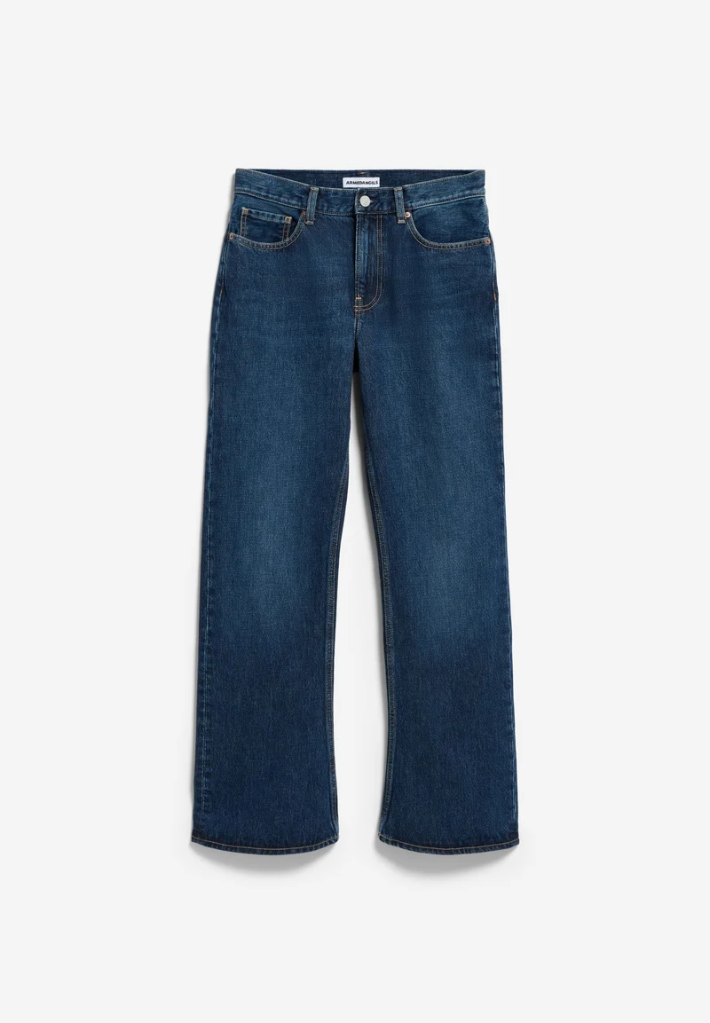 AAKY MID WAIST BOOTCUT JEANS | deep indigo