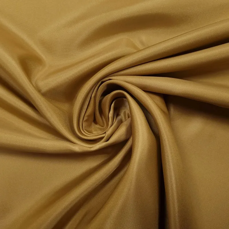 Deko Satin Gold 210 cm breit