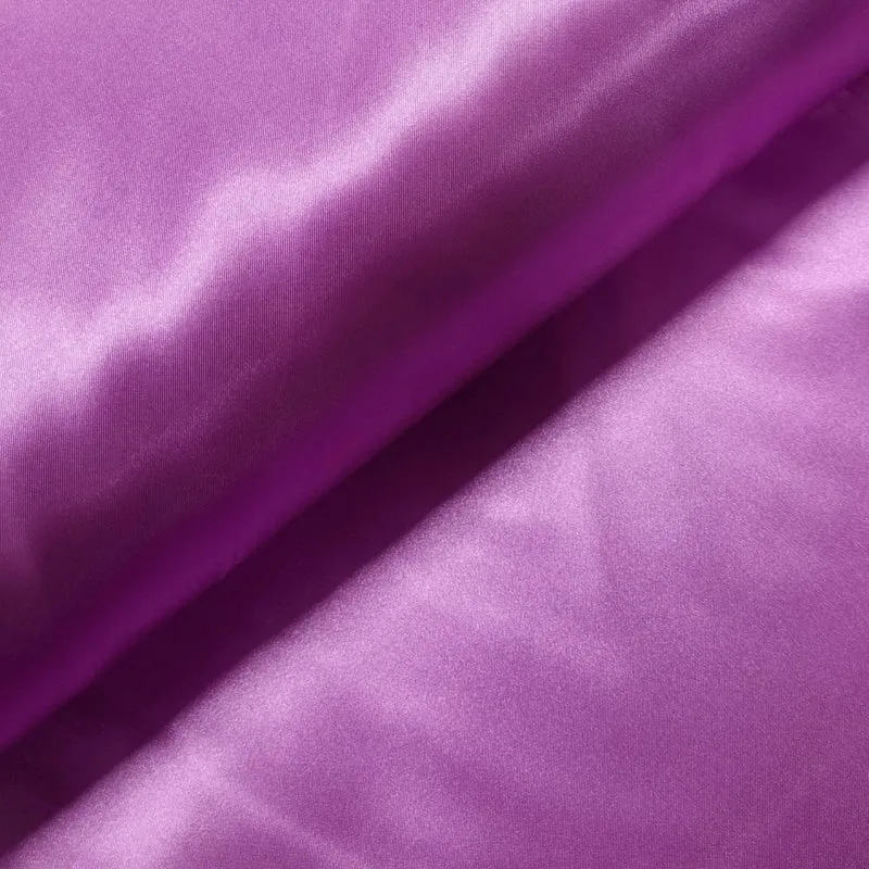 Deko Satin Purpur 210 cm breit