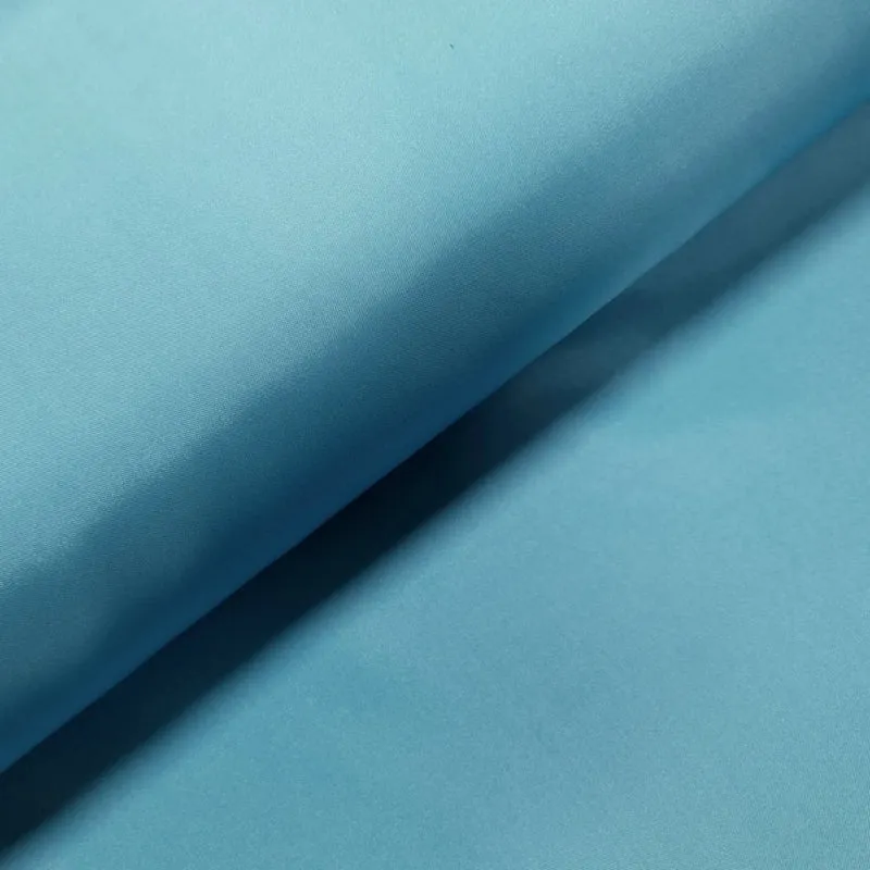 Deko Satin Blau 210 cm breit