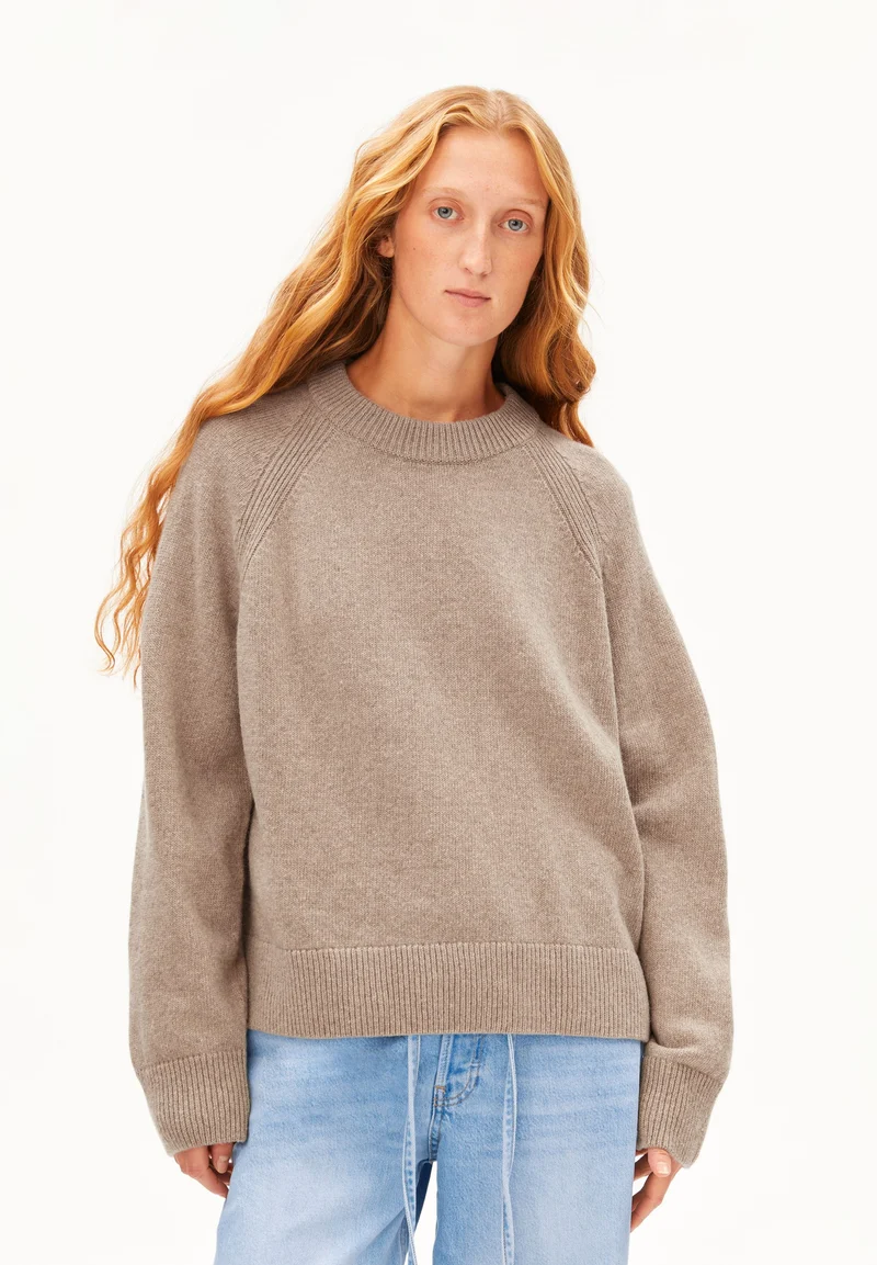 WOLL-STRICKPULLOVER | soft nougat