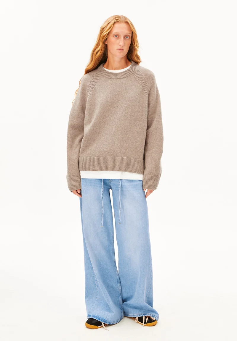 WOLL-STRICKPULLOVER | soft nougat