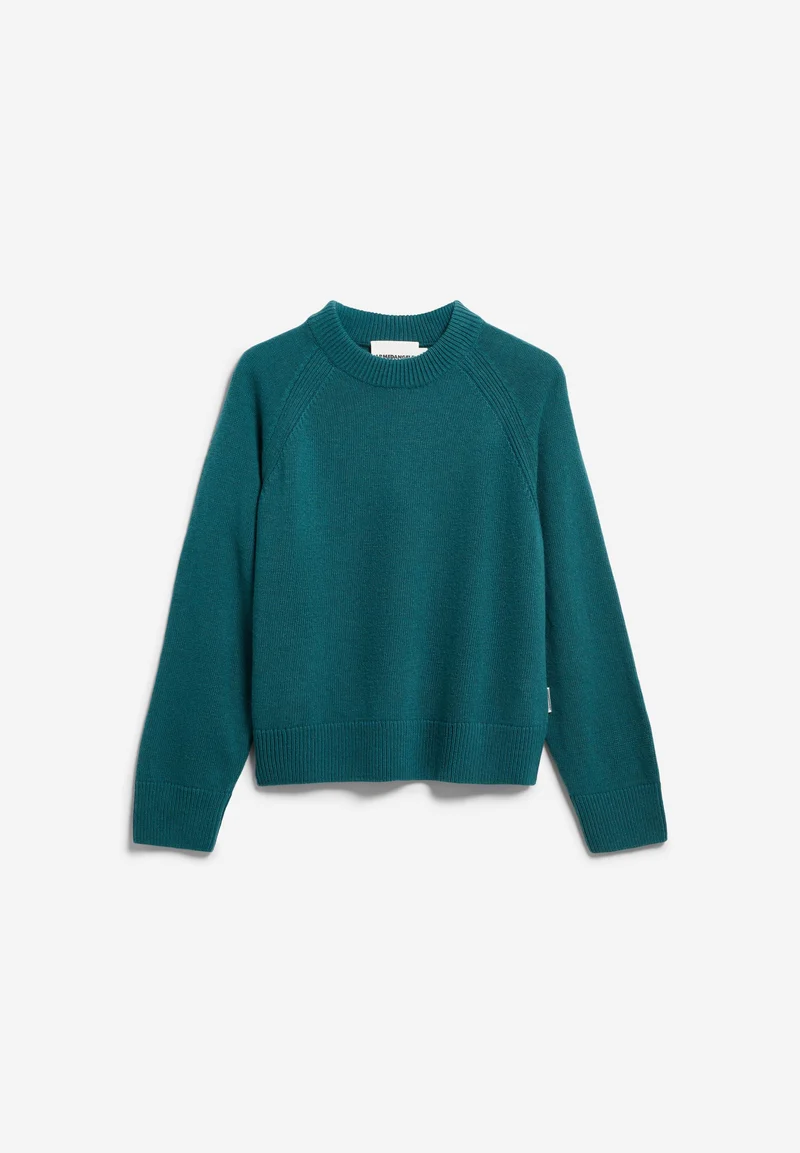 WOLL-STRICKPULLOVER | petrol velvet