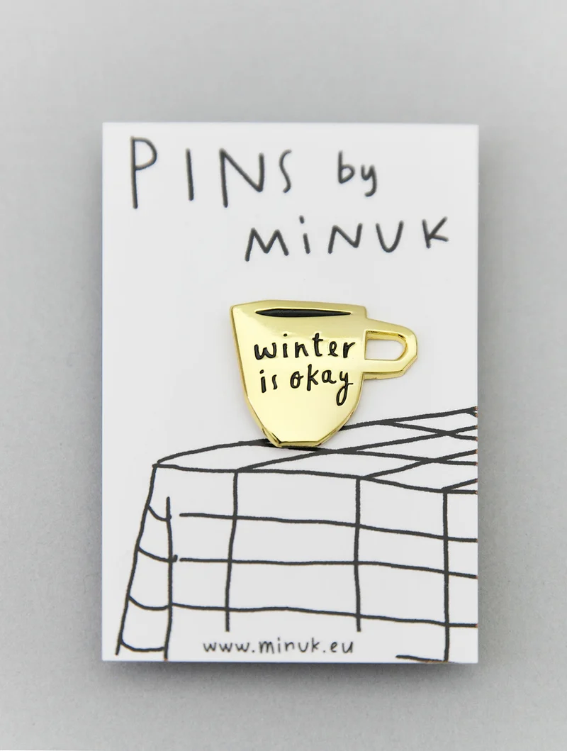 Ansteckpin, Minuk, Tasse