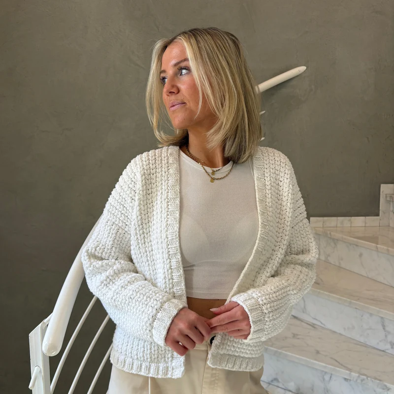 Strick-/Häkel-Set SOFT edler Cardigan (inkl. Anleitung)
