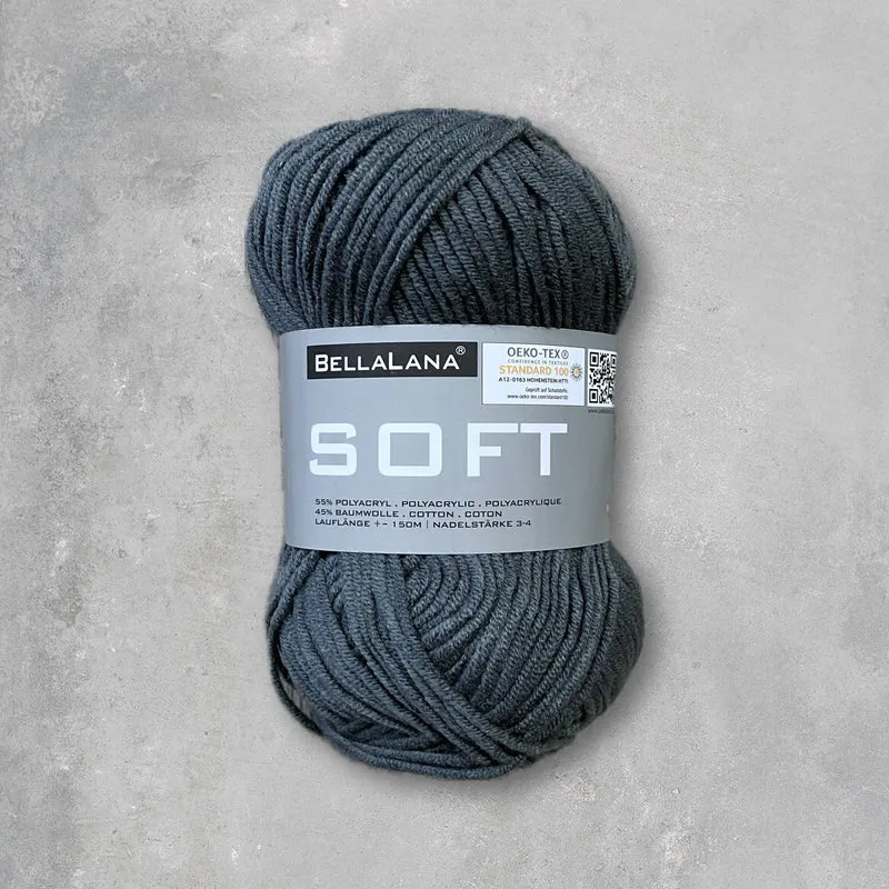 Strick-/Häkel-Set SOFT edler Cardigan (inkl. Anleitung)