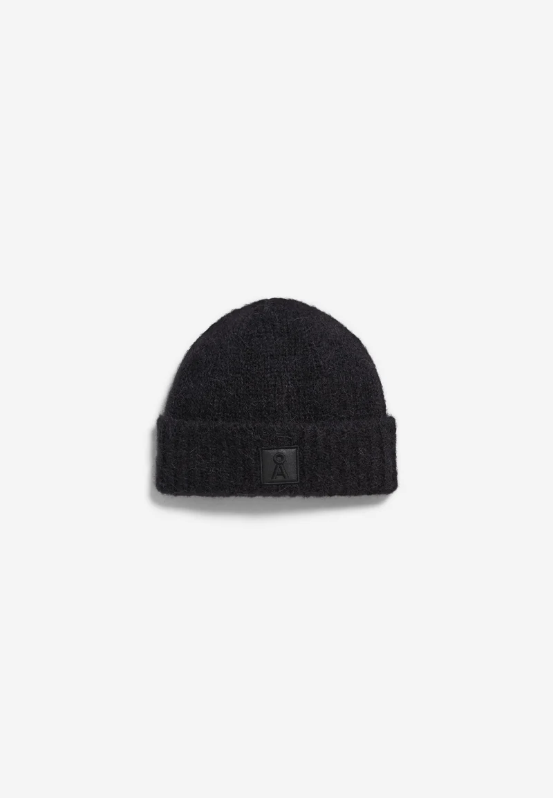 ALPAKA-MIX STRICKMÜTZE | black
