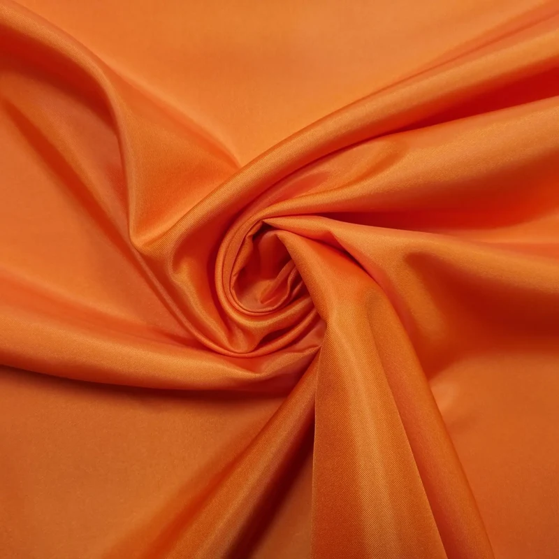 Deko Satin Orange 210 cm breit