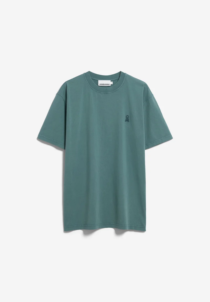ICONIC Å MAARKOS GMT DYE T-SHIRT | petrol velvet washed