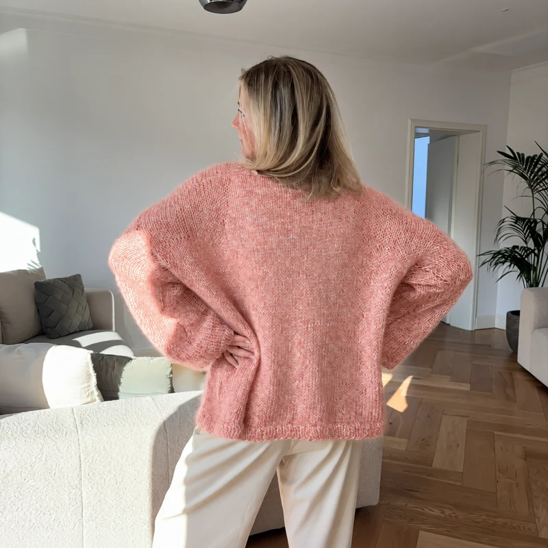 Strick-Set SHINE Glitzer-Cardigan (inkl. Strickanleitung)