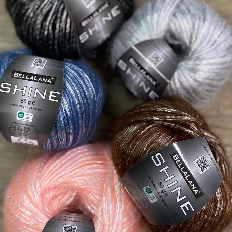 Strick-Set SHINE Glitzer-Cardigan (inkl. Strickanleitung)