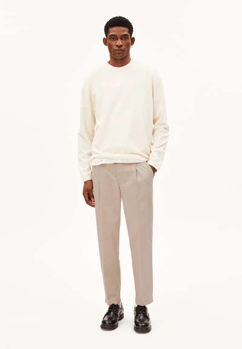 MAARKOS WAFFLE LANGARMSHIRT | pure