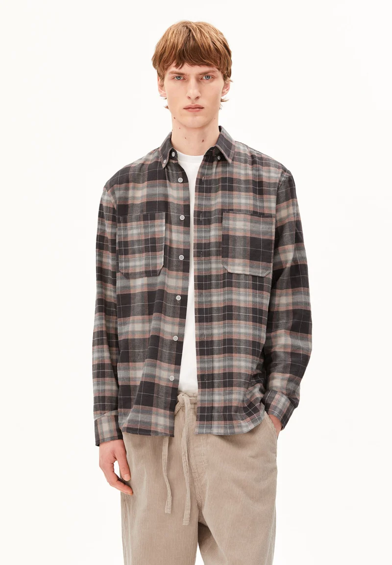PATCHWORK LANGARMHEMD | pure