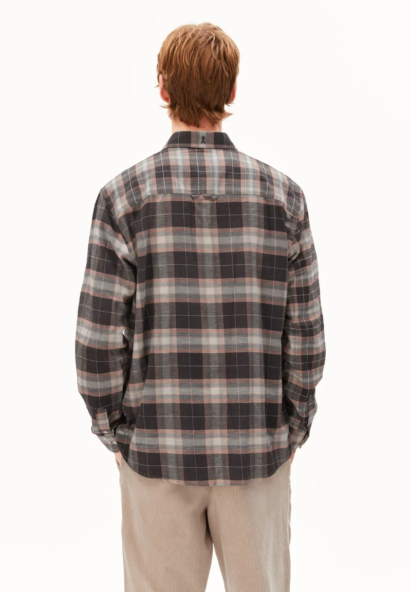 PATCHWORK LANGARMHEMD | pure