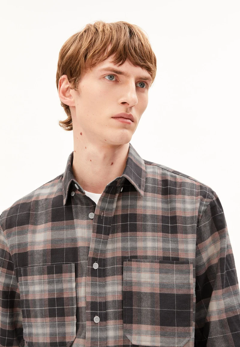 PATCHWORK LANGARMHEMD | pure