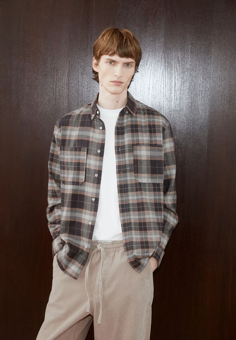 PATCHWORK LANGARMHEMD | pure
