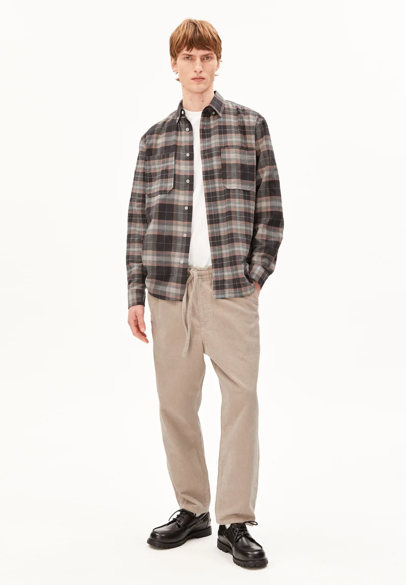 PATCHWORK LANGARMHEMD | pure