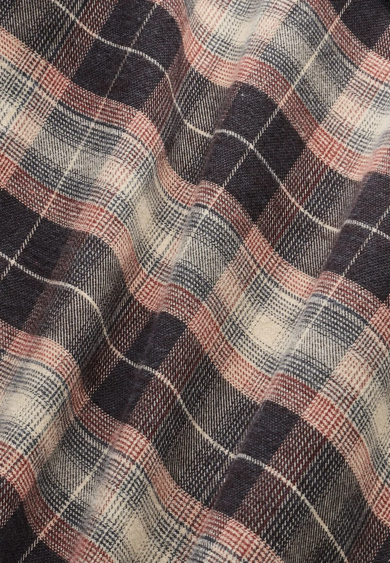 PATCHWORK LANGARMHEMD | pure