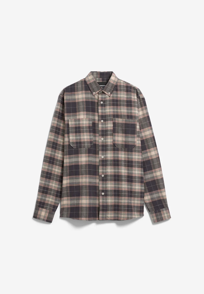 PATCHWORK LANGARMHEMD | pure