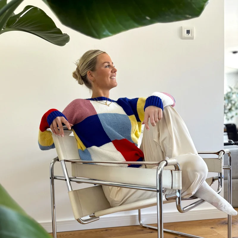 Strick-Set ACTION NEW Patchwork-Pullover (inkl. Strickanleitung)