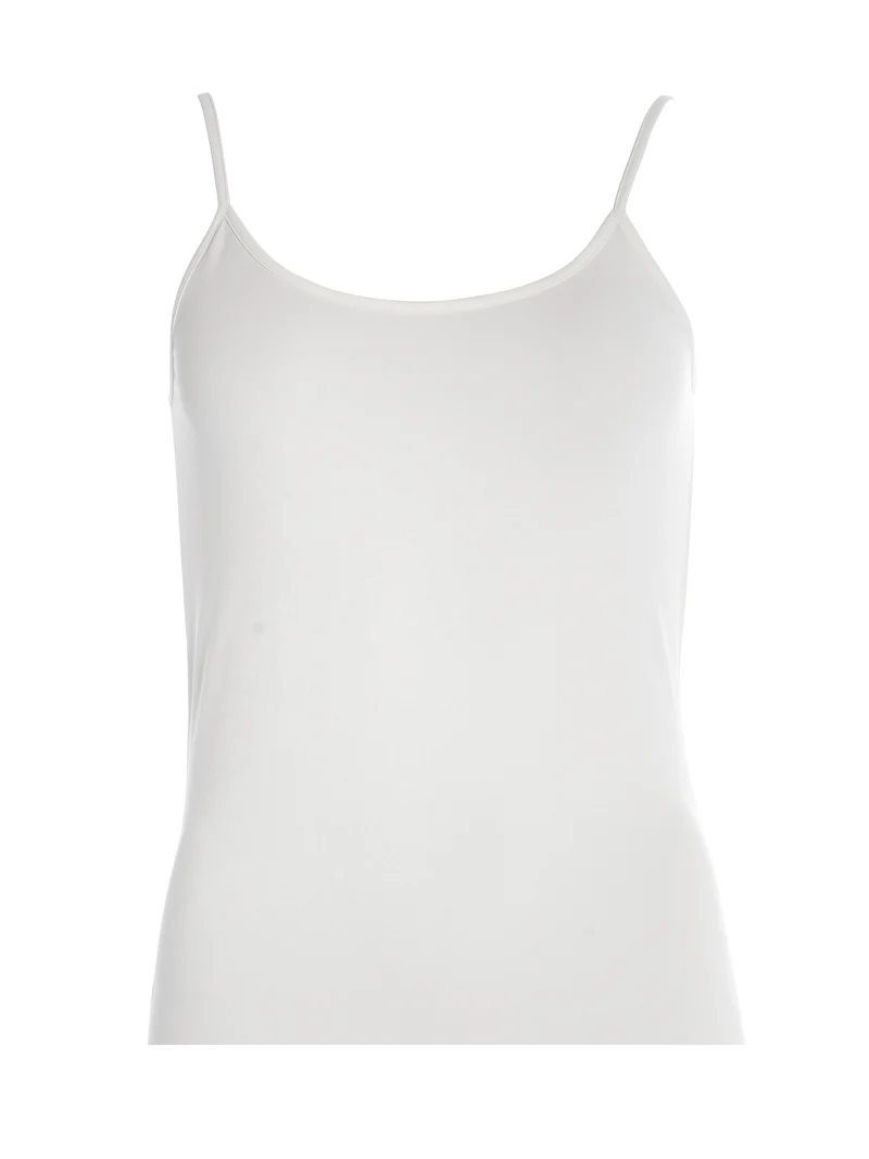 RUN Top mit Trägern - Creme