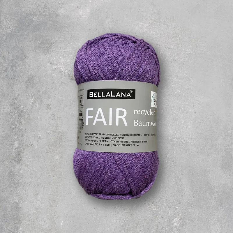 Häkel-Set FAIR recycelt Baumwolle süßes Shirt (inkl. Häkelanleitung)