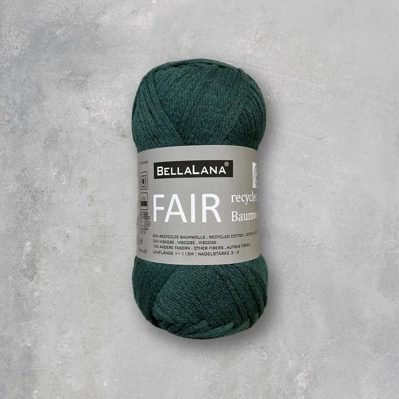 Häkel-Set FAIR recycelt Baumwolle süßes Shirt (inkl. Häkelanleitung)