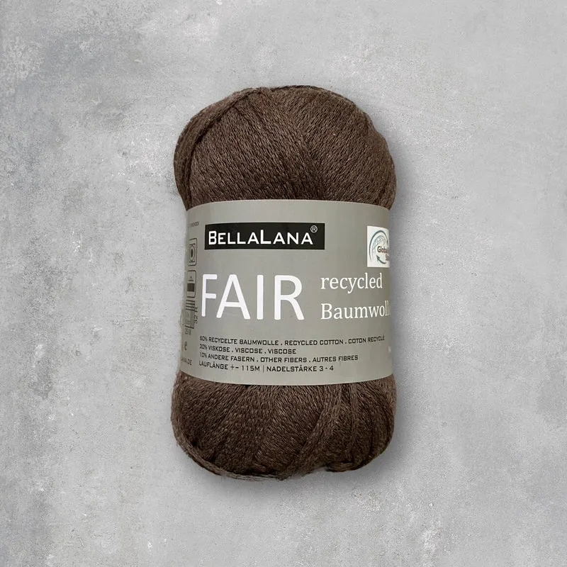 Häkel-Set FAIR recycelt Baumwolle süßes Shirt (inkl. Häkelanleitung)