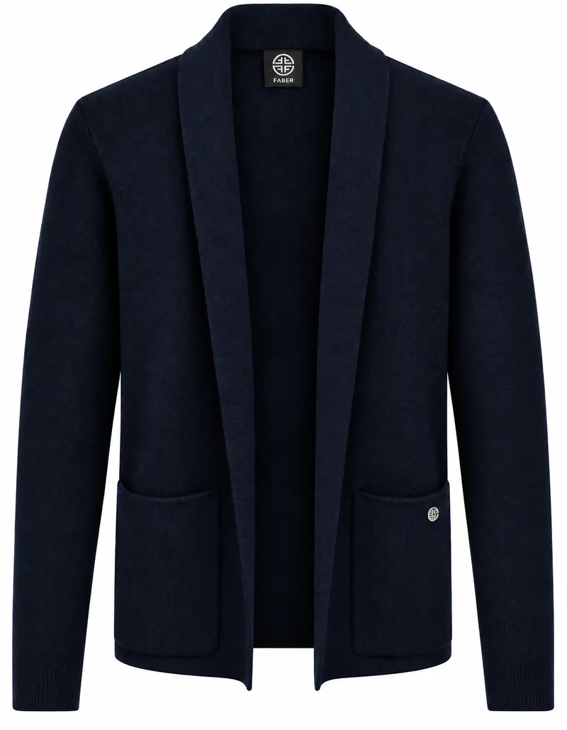 Strickjacke Marine