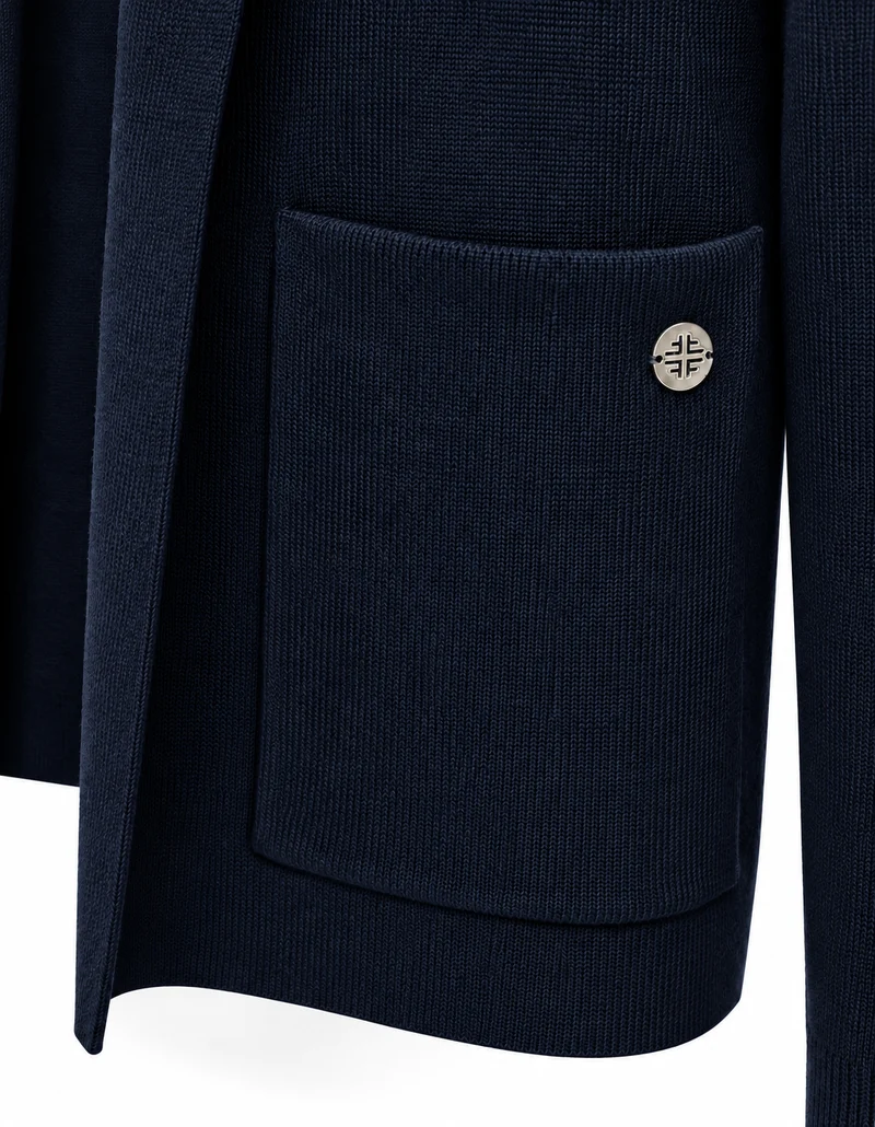 Strickjacke Marine