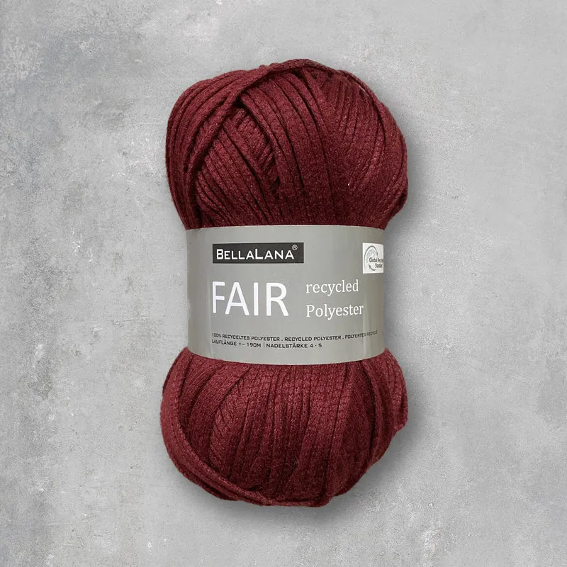 Häkel-Set FAIR recycelt Polyester hübsches Shirt (inkl. Häkelanleitung)