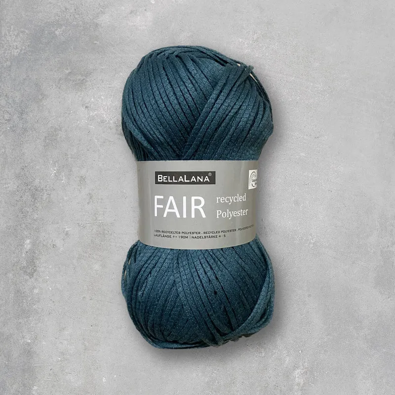 Häkel-Set FAIR recycelt Polyester hübsches Shirt (inkl. Häkelanleitung)