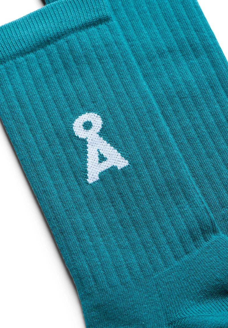 SAAMUS BOLD SOCKEN | petrol velvet