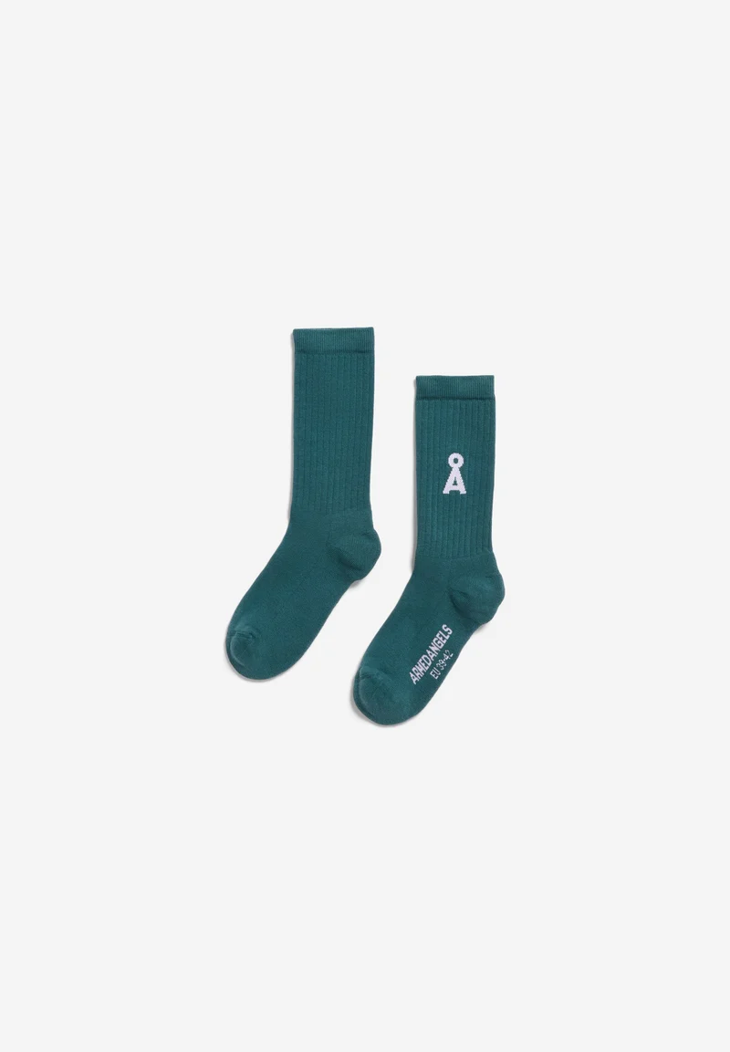 SAAMUS BOLD SOCKEN | petrol velvet