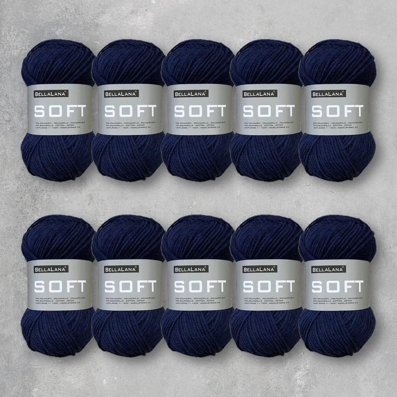 Wollpaket SOFT 10x 50gr. (zum Vorteilspreis)