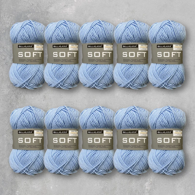 Wollpaket SOFT 10x 50gr. (zum Vorteilspreis)